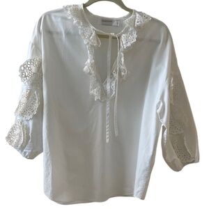 GORGEOUS ZIMMERMANN BLOUSE SZ 0